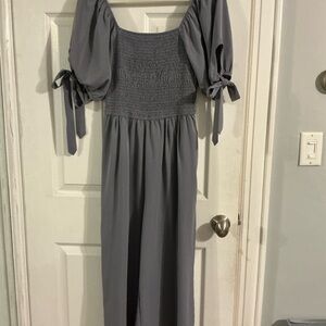 Gray romper